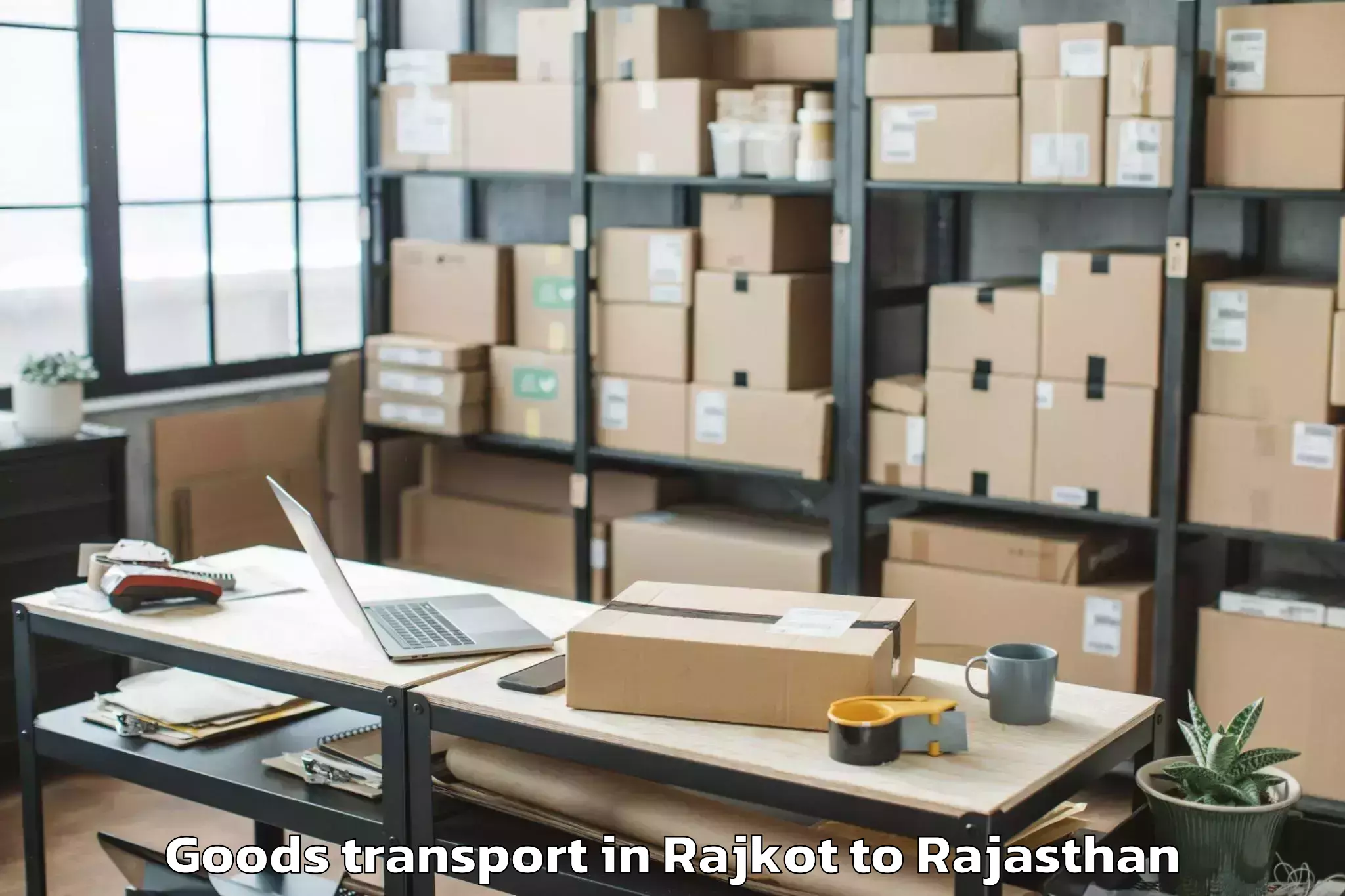 Reliable Rajkot to Neem Ka Thana Goods Transport